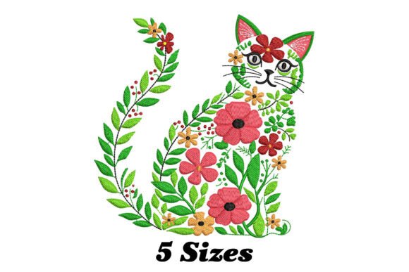 Floral Cat