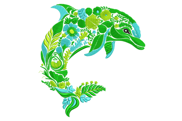 Floral Dolphin