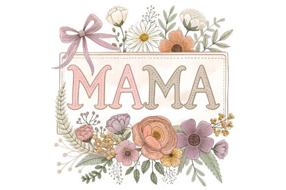 Floral Mama Embroidery