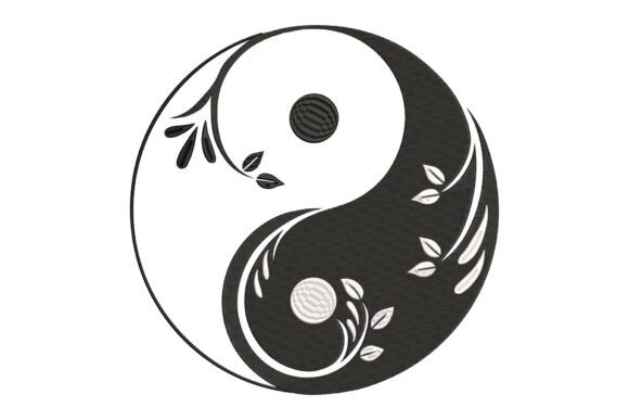 Floral Yin Yang